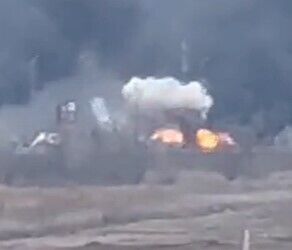 Опубликованы кадры уничтожения колонны СОБР из Кемерово под Ирпенем (видео)