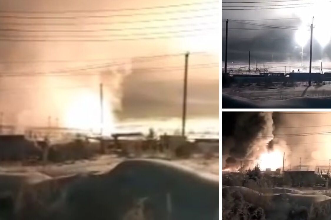 Пожежа на родовищі в Іркутській області рф