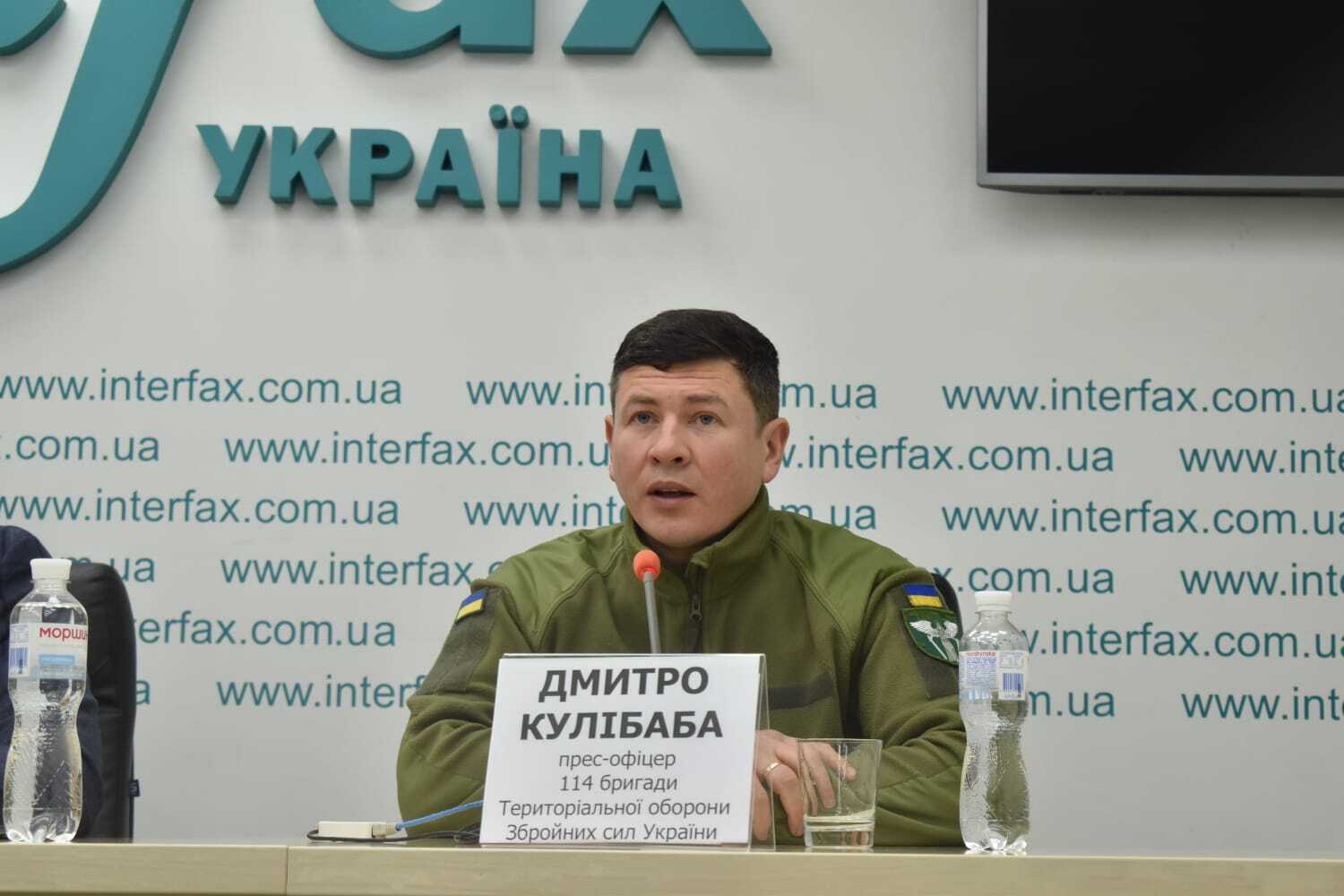 Пресофіцер 114 бригади територіальної оборони ЗСУ Дмитро Кулібабa