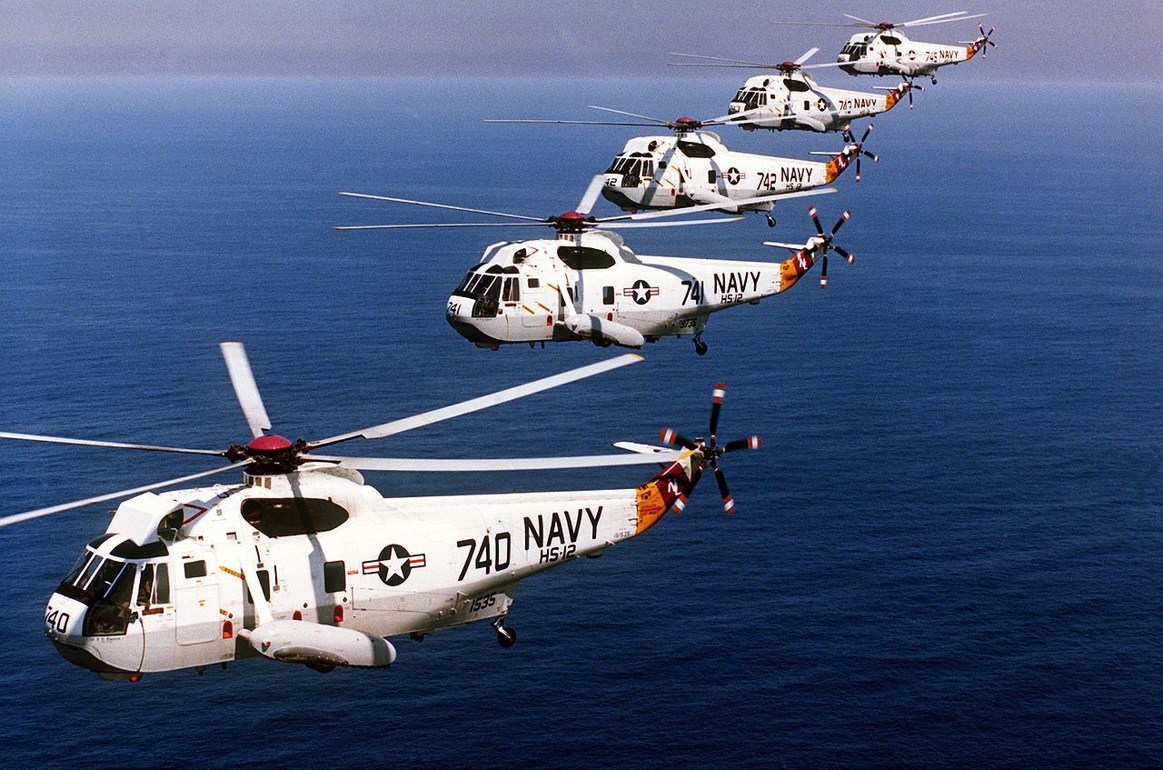 Військовий вертоліт SH-3 Sea king