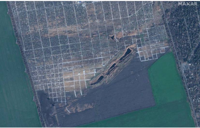 У Маріуполі побільшало могил – знімки супутника