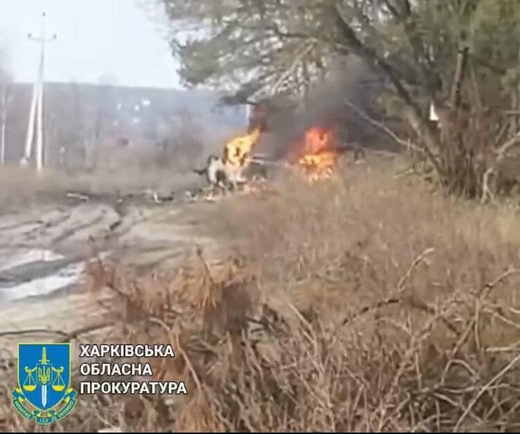 У Харківській області автомобіль із подружжям підірвався на вибуховому пристрої: чоловік помер на місці