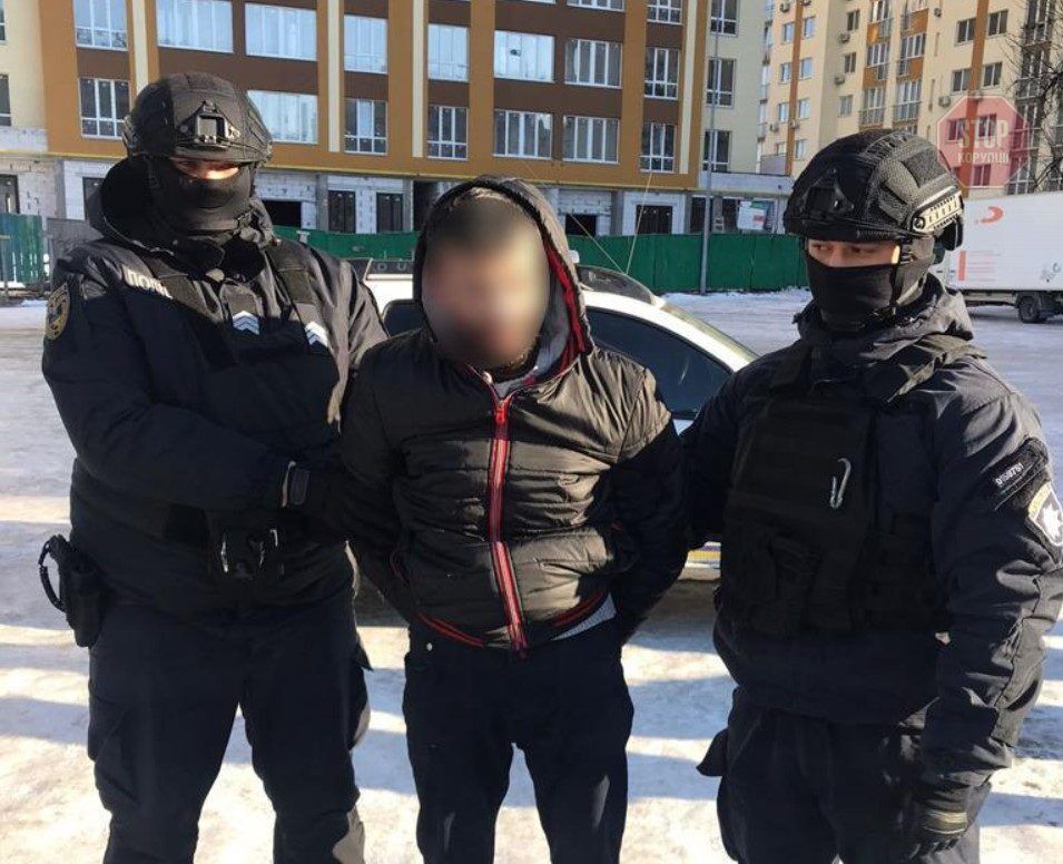  Очільника зловмисників затримали у Києві. Фото: прес-служба Нацполіції