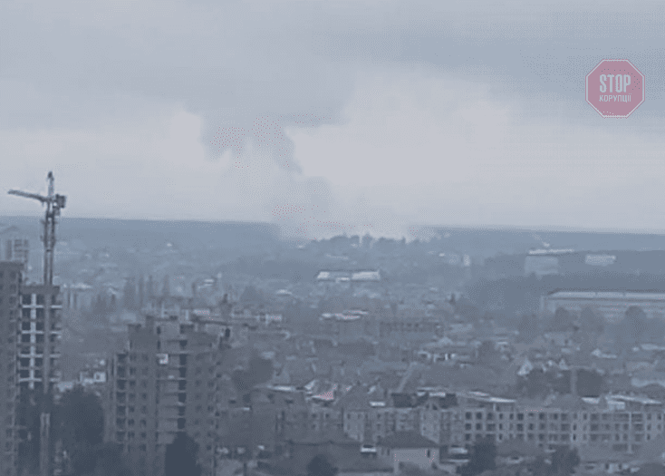  Ворог наніс повітряні удари по Броварах Фото: скріншот