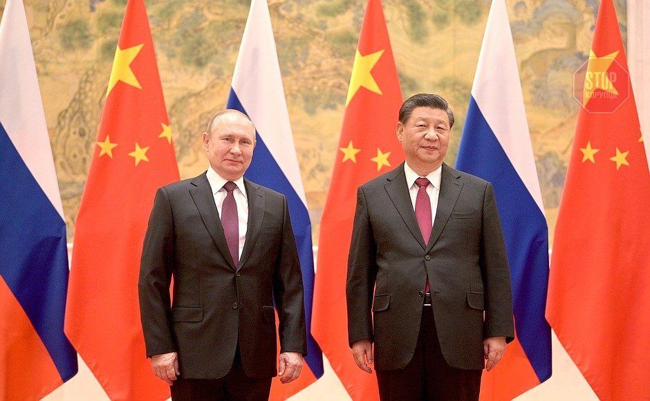  Лідери Росії Володимир Путін та Китаю Сі Цзіньпін Фото: kremlin.ru