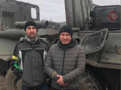  На Сумщині двоє залізничників захопили БТР та окупантів Фото: Сергій Лещенко