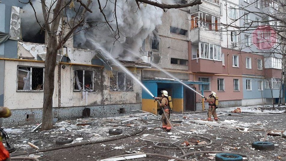  У Кропивницькому стався вибух у житлвому будинку Фото: ДСНС