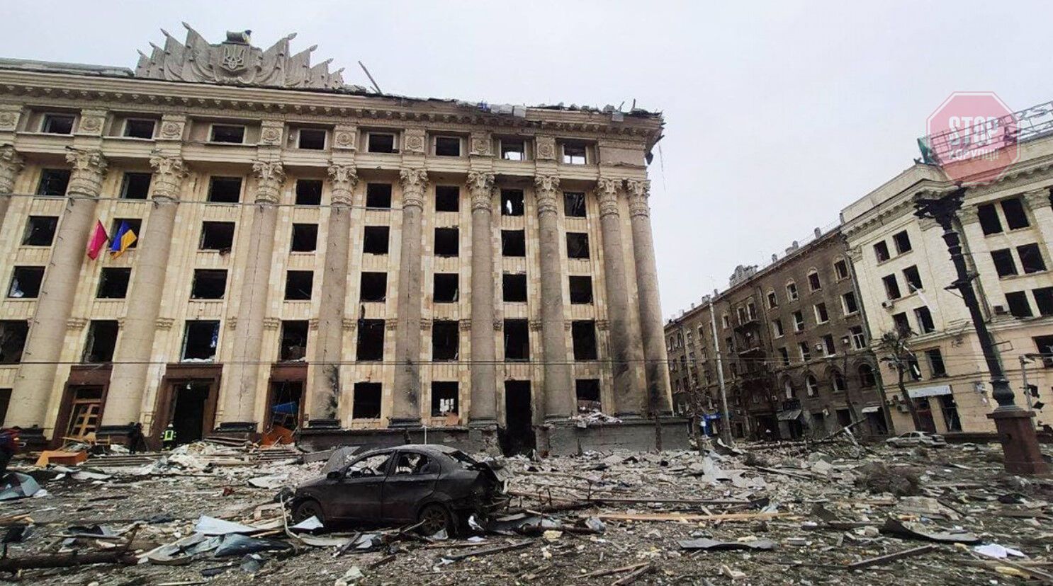  Харків після обстрілів рф. Фото: з мережі