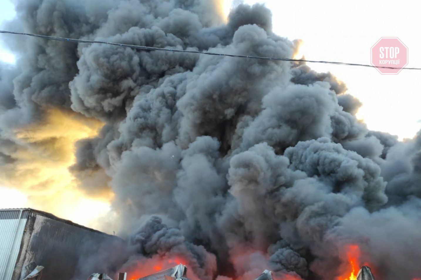  Пожежа в Сумах 18 березня. Фото: Telegram