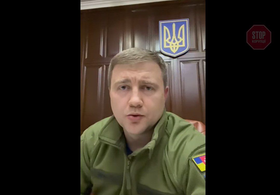  Виталий Коваль - відеозвернення у зв'язку з ударом на Рівненщині. Фото: скрін відео