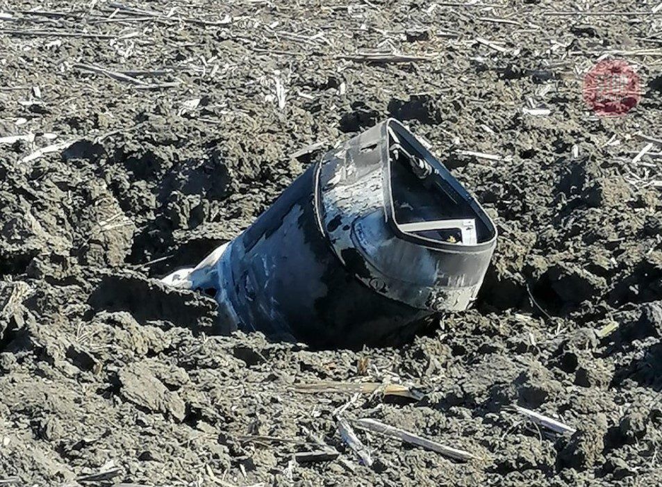  Ракета рф, збита українським ППО на Вінниччині. Фото: Facebook