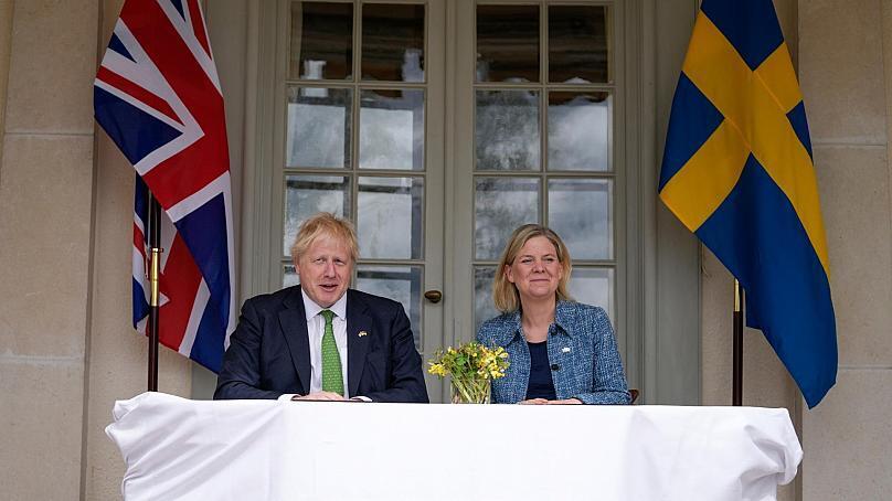 Прем'єр-міністр Великобританії Борис Джонсон і очільниця уряду Швеції Магдалена Андерссон