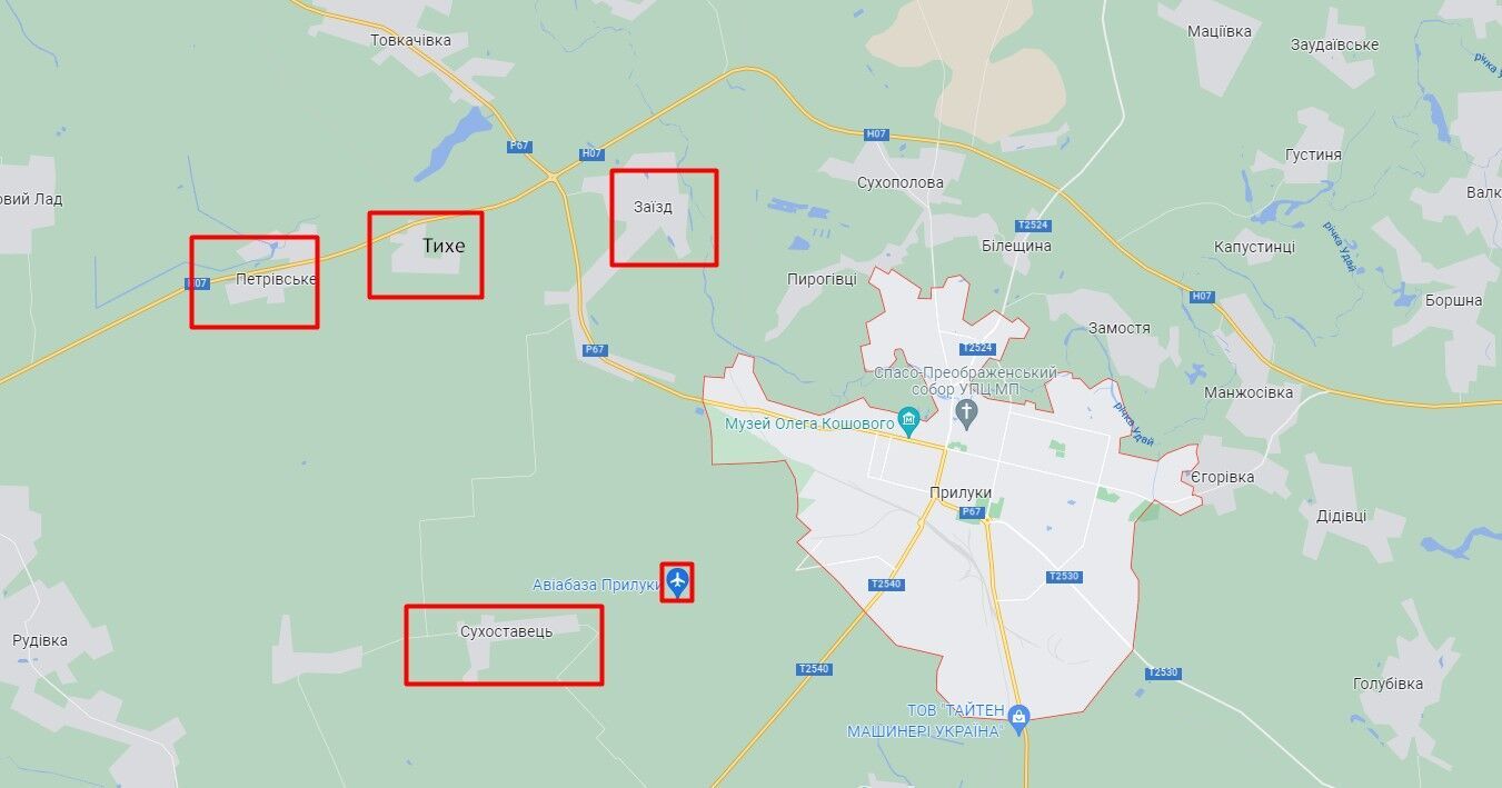 Евакуація сіл біля Прилук на Чернігівщині
