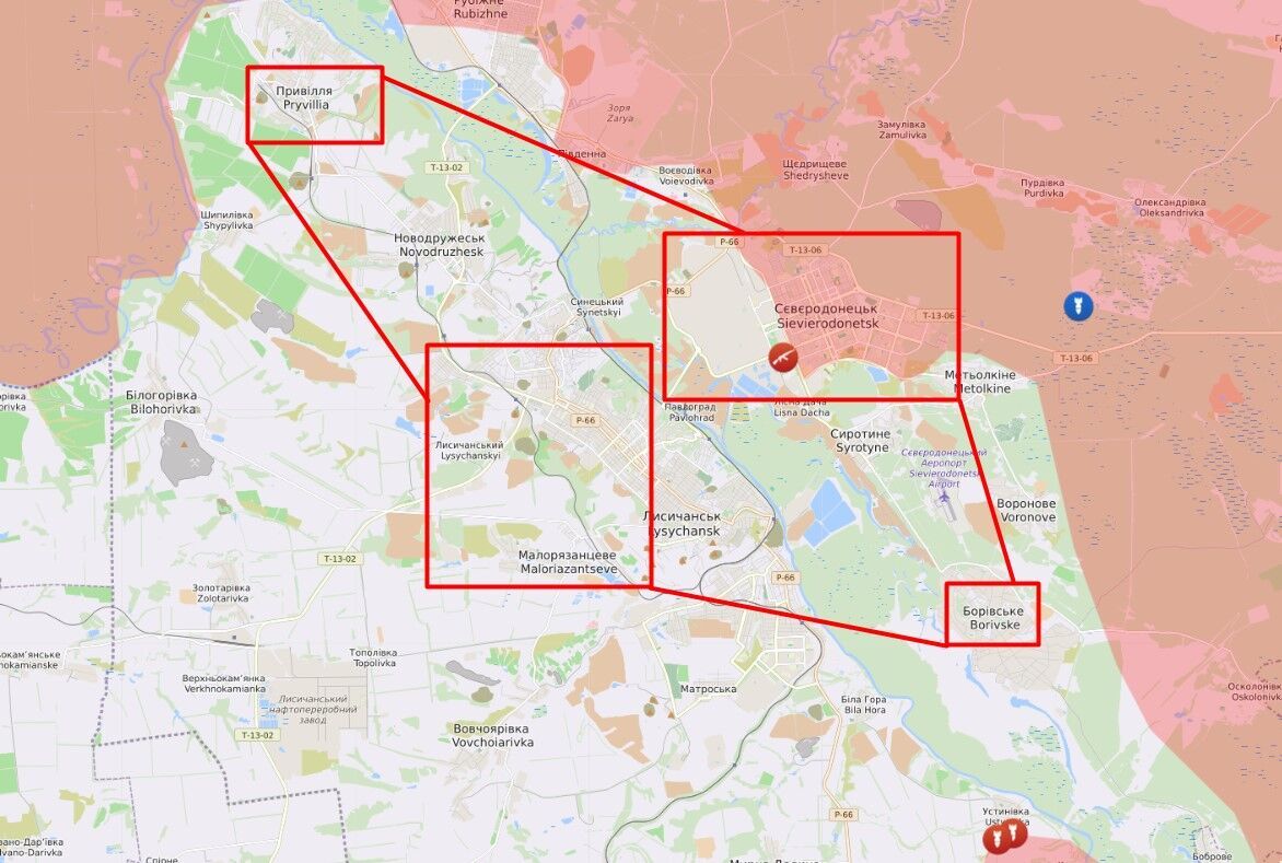 Регион, который пытается окружить армия рф на Луганщине