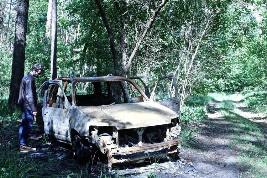 Згоріла автівка журналіста