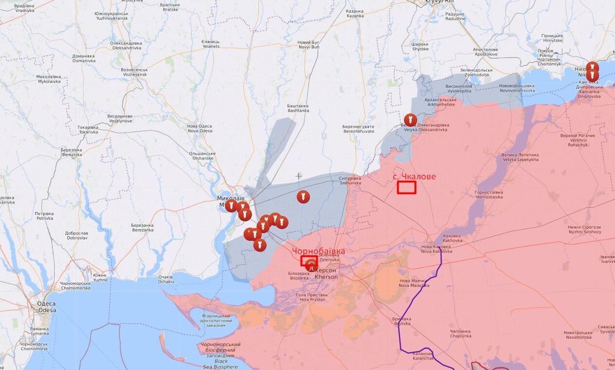 Ситуация в Херсонской области