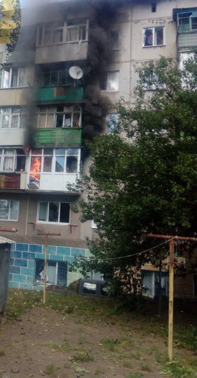 Пожежа у Краматорську