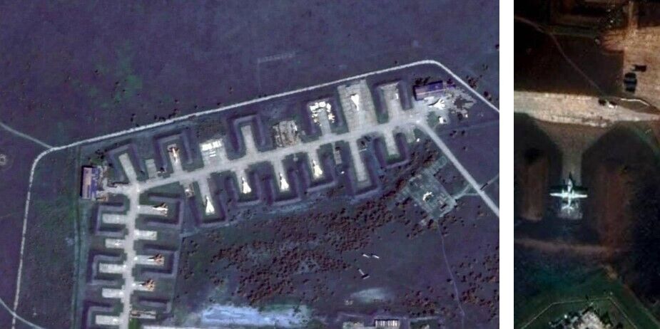 спутник снимки аэродром крым