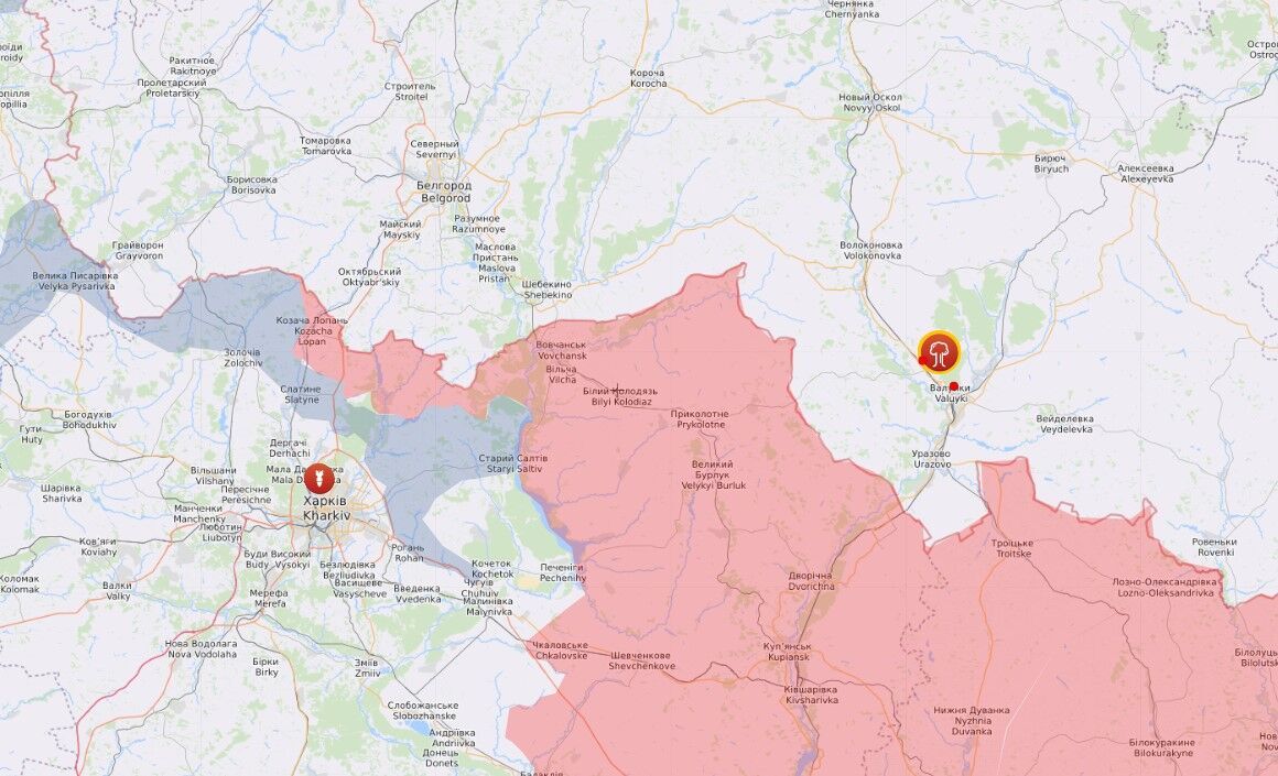 Ситуация на границе Харьковщины и Белгородской области рф
