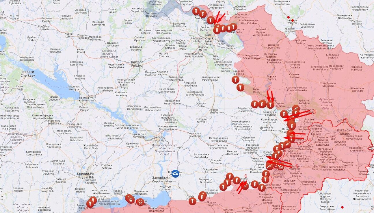 Армія рф штурмує на 6 ділянках лінії фронту: від Харківщини до Донеччини, - Генштаб