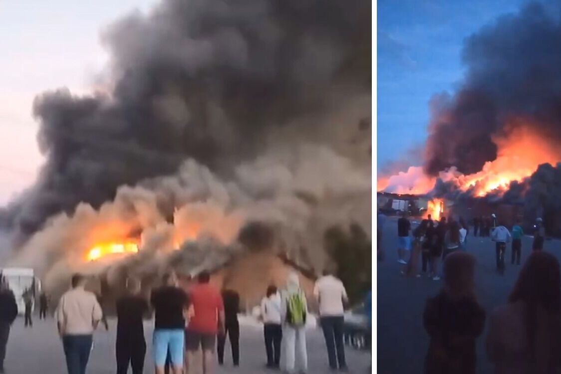 Пожар в Давыдове во Львовской области
