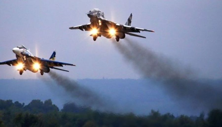 украинская авиация нанесла удар