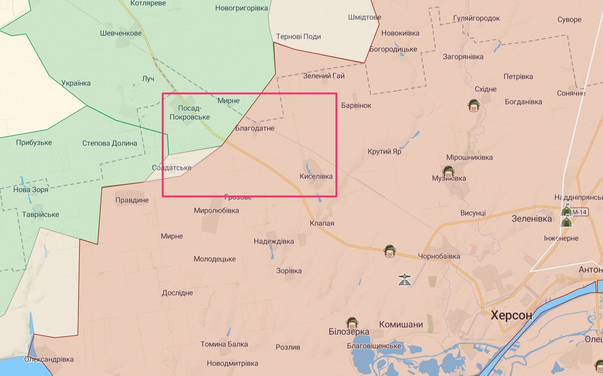 38 ОМСБр потеряла боеспособность в районе Посад-Покровского