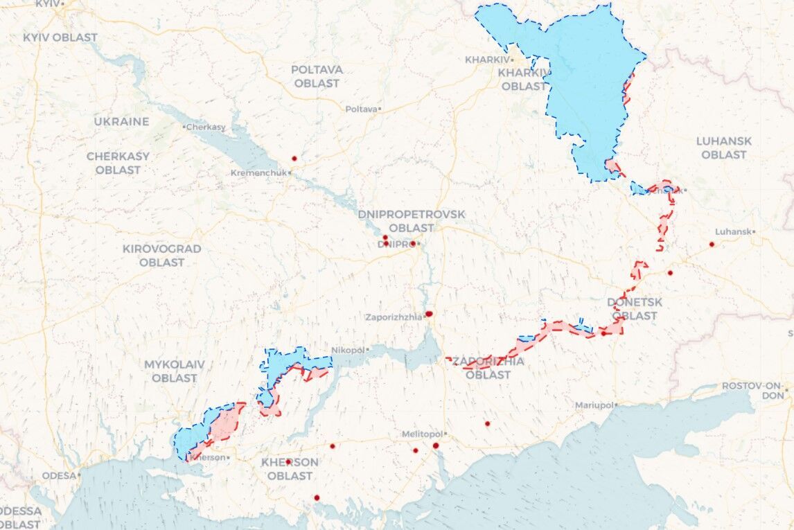 ''Горячие точки'' на карте Украины