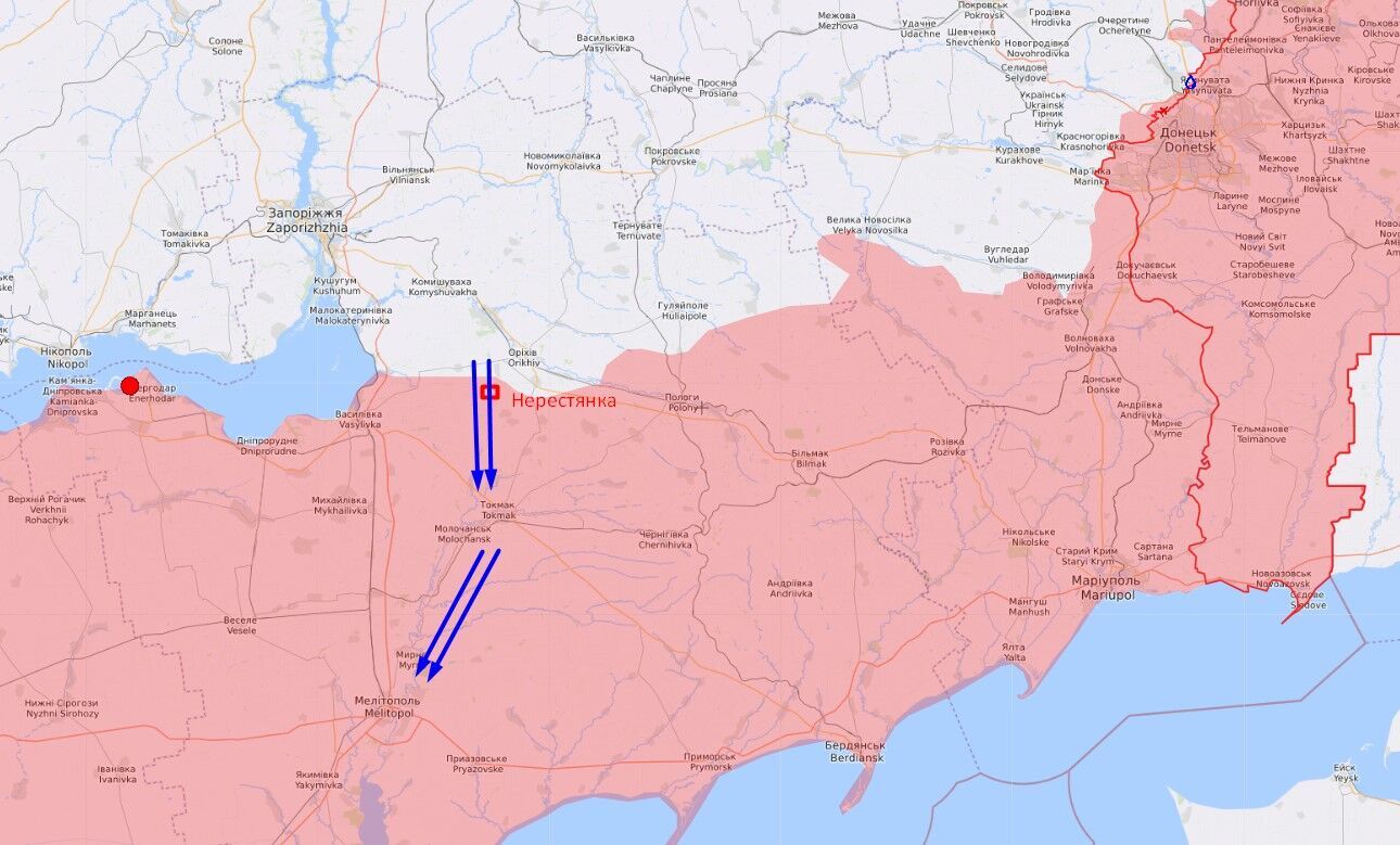 РФ планує рушати на Запоріжжя, бо інакше ЗСУ ризикне і відіб'є Маріуполь - Інфоспротив