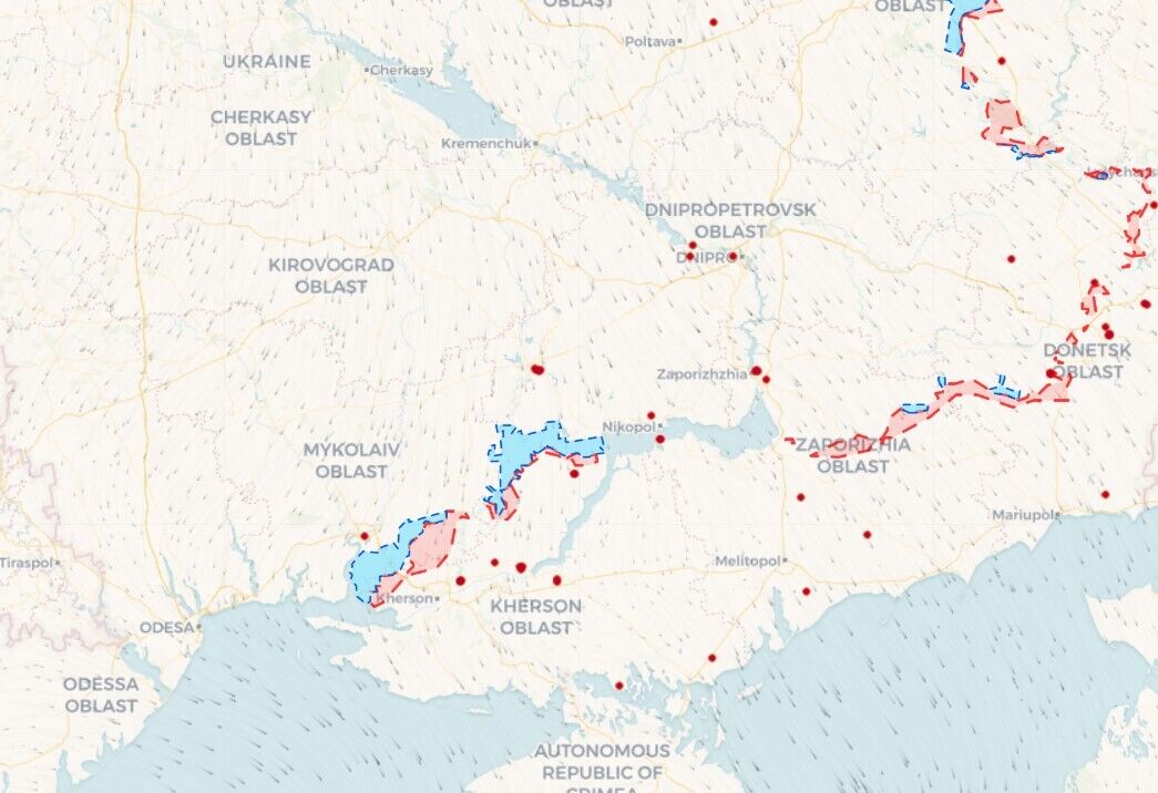 Карта пожаров в Украине