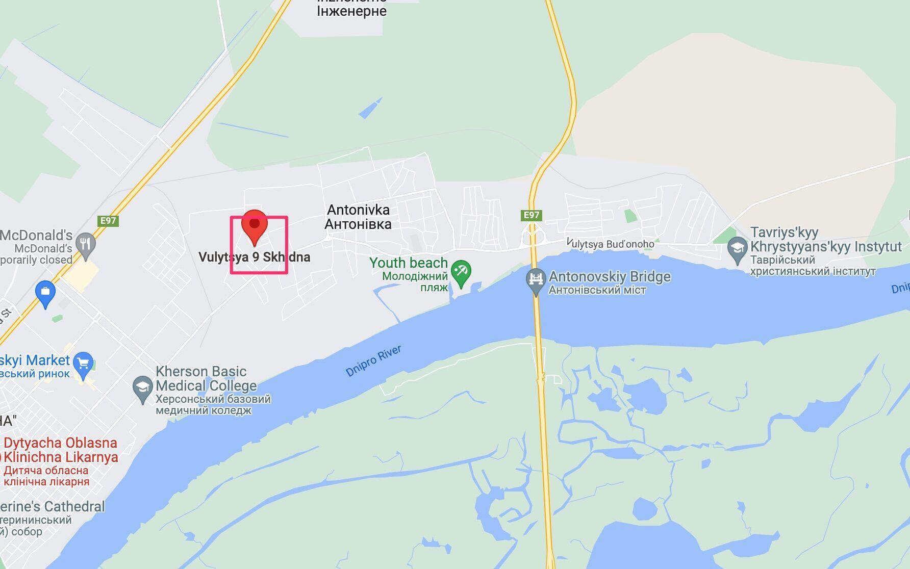 Оккупанты усилили фильтрацию в районах близ Антоновского моста