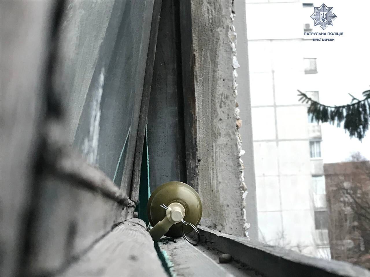 В Киевской области в многоэтажке жители обнаружили гранату