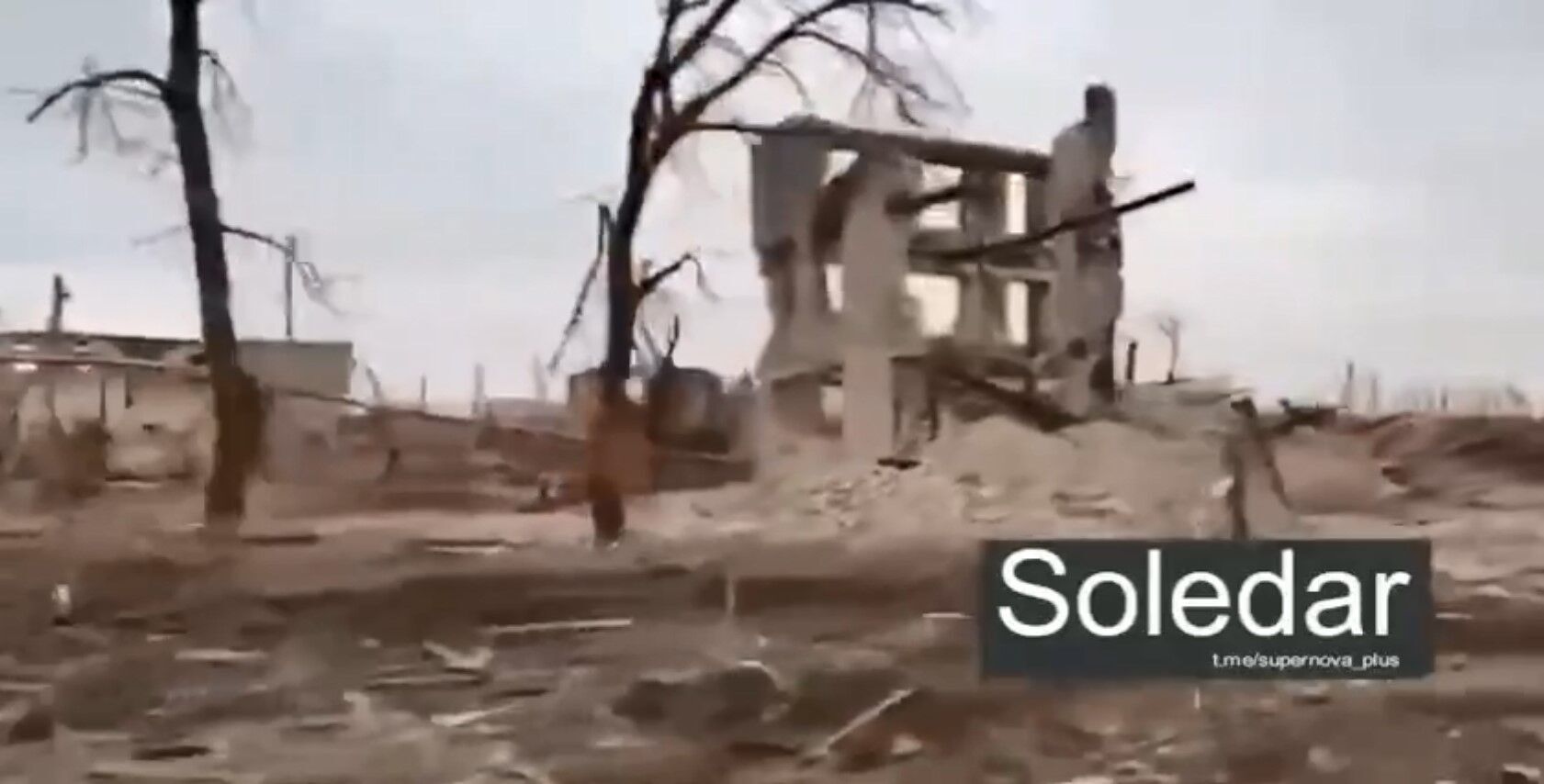 У мережі опублікували кадри з Соледара: замість вулиць - суцільні руїни (відео)