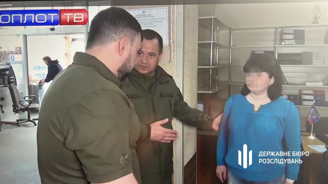 Зрадниця активно підтримувала окупаційну владу та давала інтерв’ю російським пропагандистам