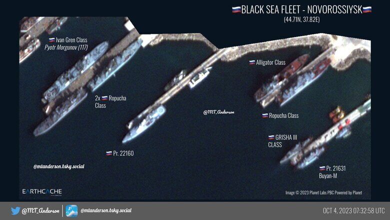 Після низки вдалих атак української армії по Чорноморському флоту росіяни ховають кораблі