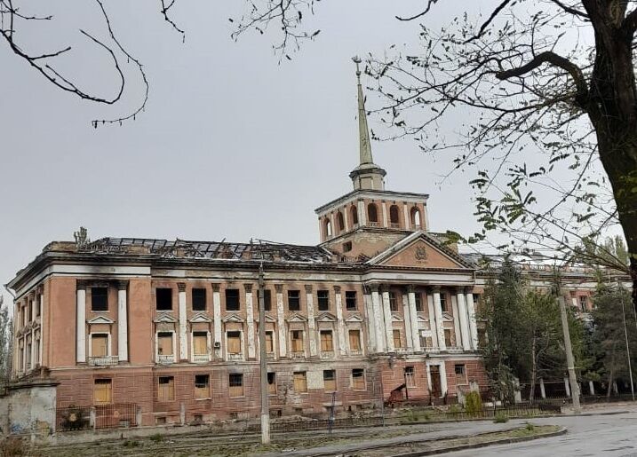 Історична будівля Миколаївського адміралтейства, листопад 2023 року