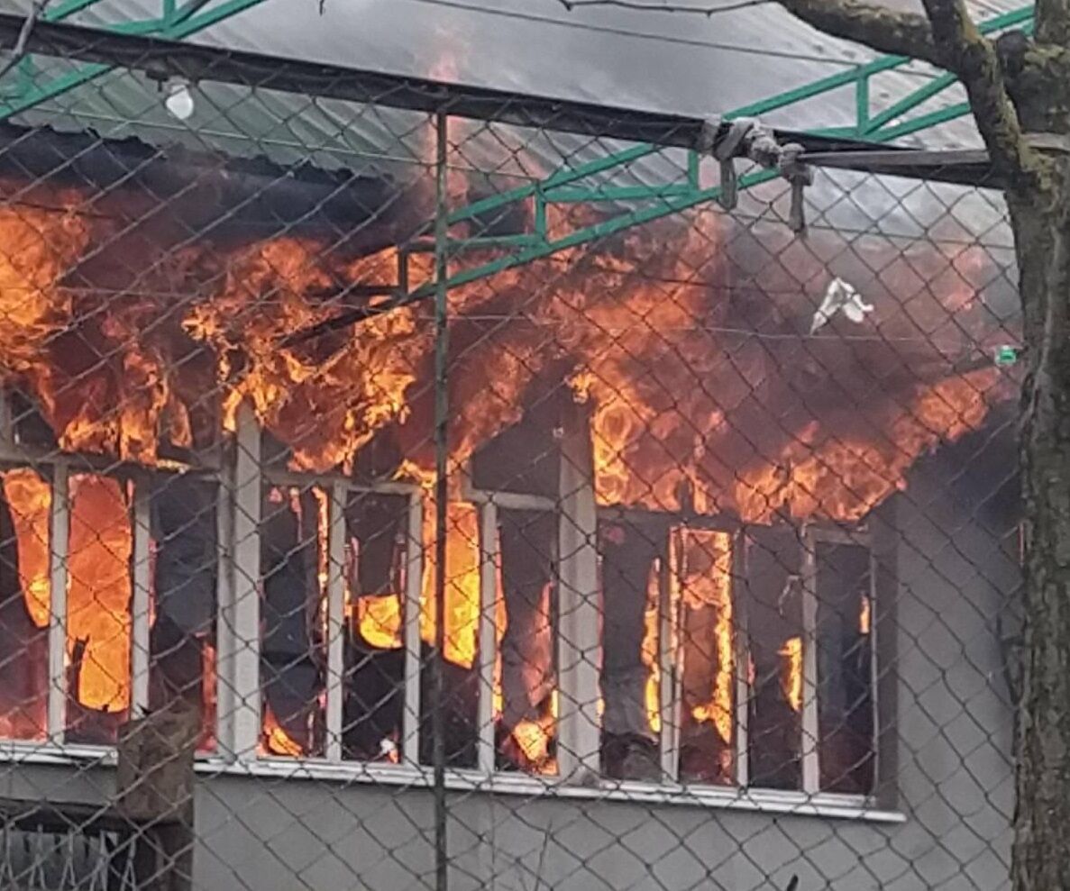 Дом сгорел дотла