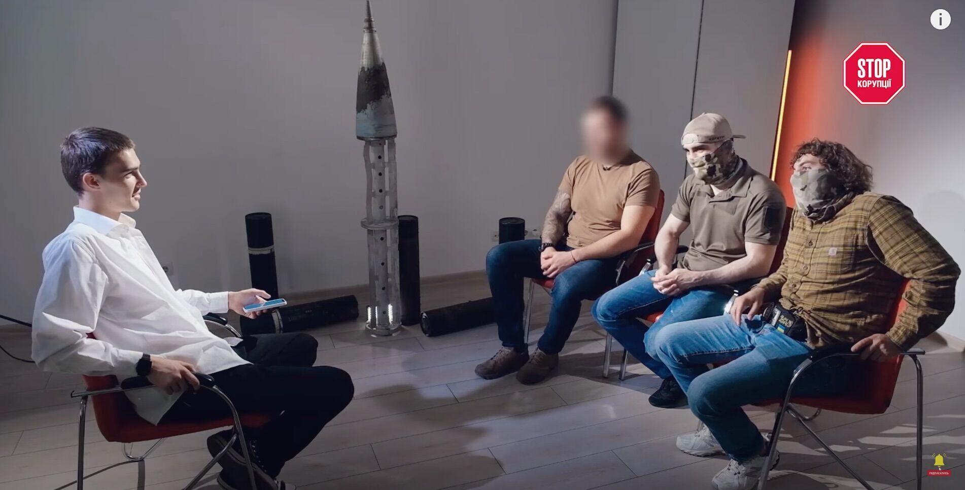 Бойцы добровольческого батальона имени Дудаева дали интервью журналисту Артему Реброву