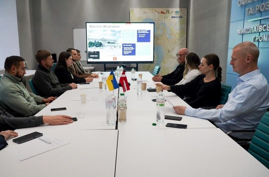 On December 13, 2023, a working meeting of representatives of the city council and the Danish company COWI took place in Nikolaev