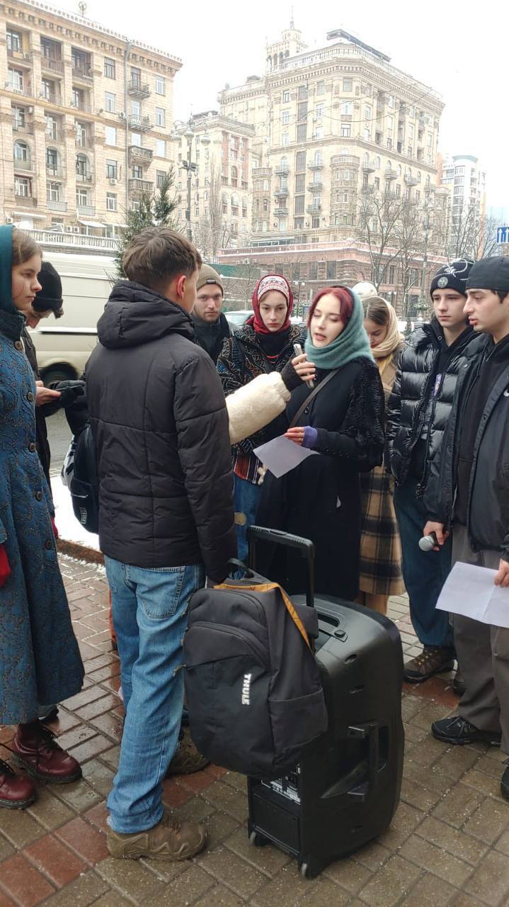 Акція під стінами КМДА тривала з 10 до 11 ранку