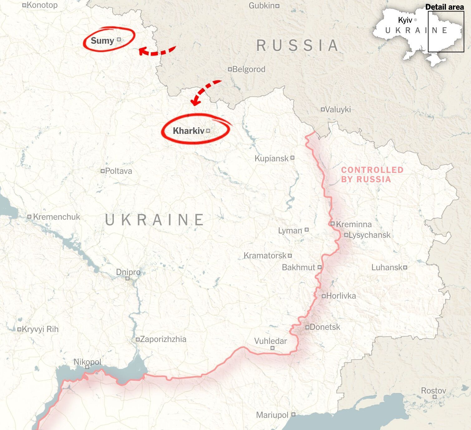 Чтобы отвлечь ВСУ, новый фронт могут открыть в Сумской или Харьковской области.