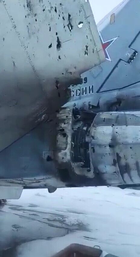 Су-24 Пригожина – после удара ПЗРК: видео подбитого бомбардировщика