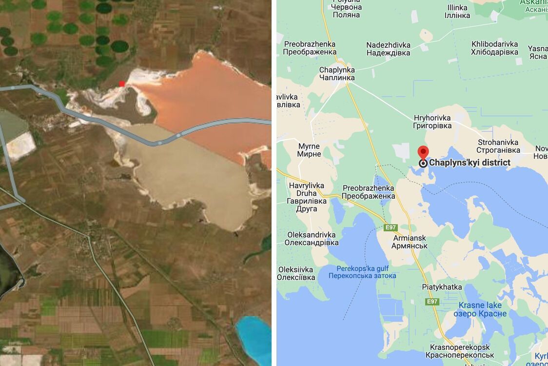 Карта FIRMS зафиксировала серию странных пожаров на границе Херсона и Крыма