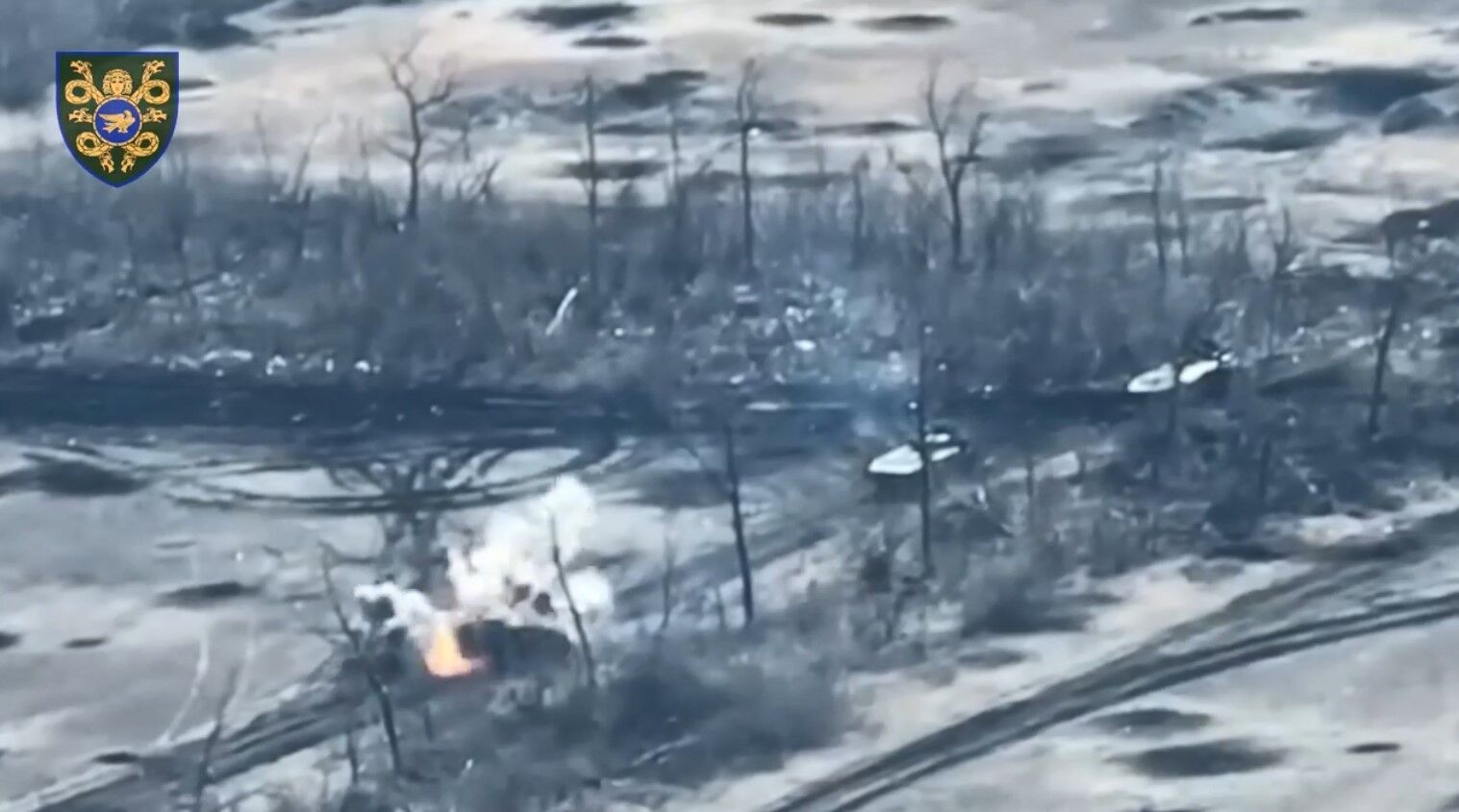 Под Авдеевкой ВСУ ударили по колонне бронемашин рф: два выстрела остановили атаку десанта (видео)