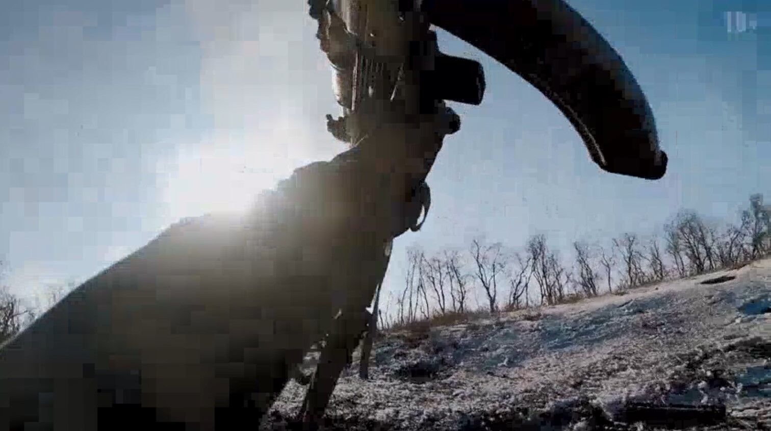 Камера GoPro показує деталі бою з точки зору стрільця