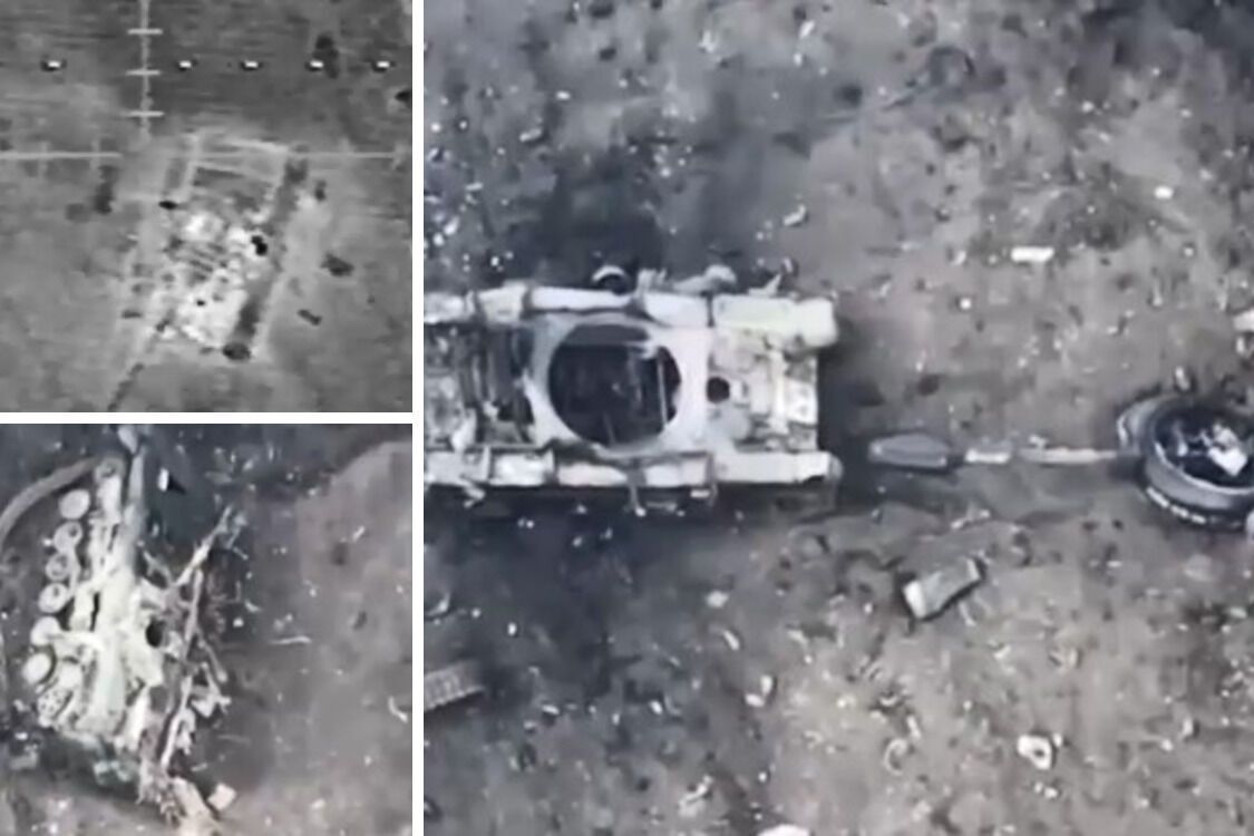Наслідки візиту дронів - знищена техніка армії рф