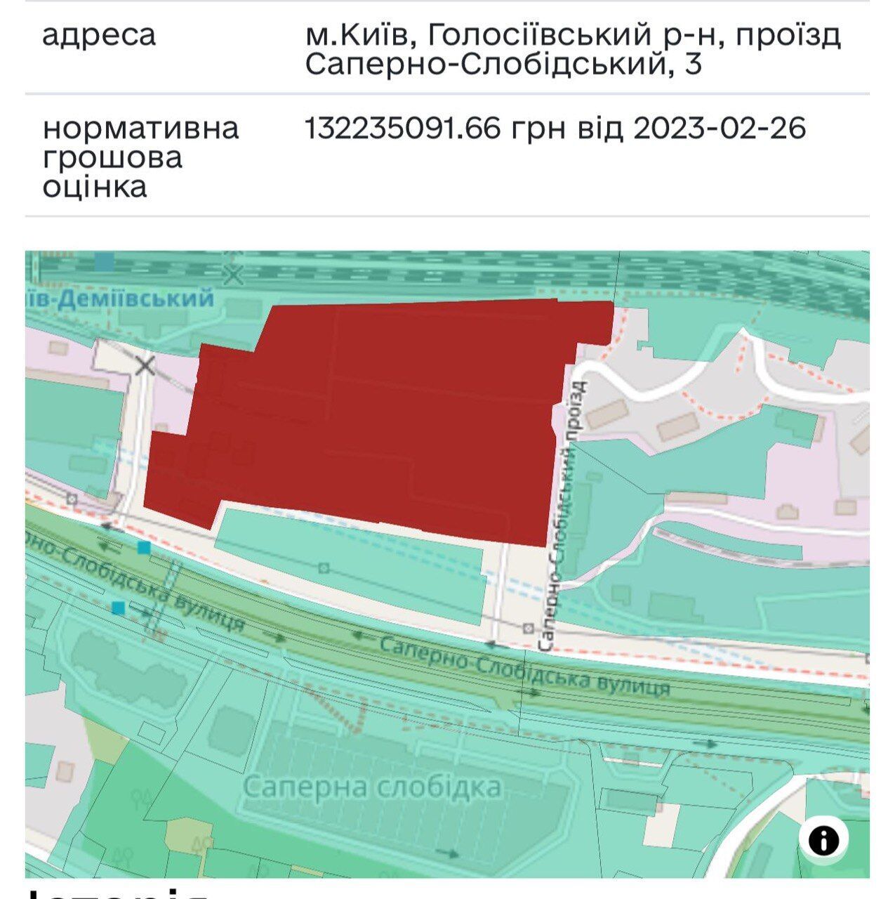 Державний земельний кадастр: дані про майно у Києві