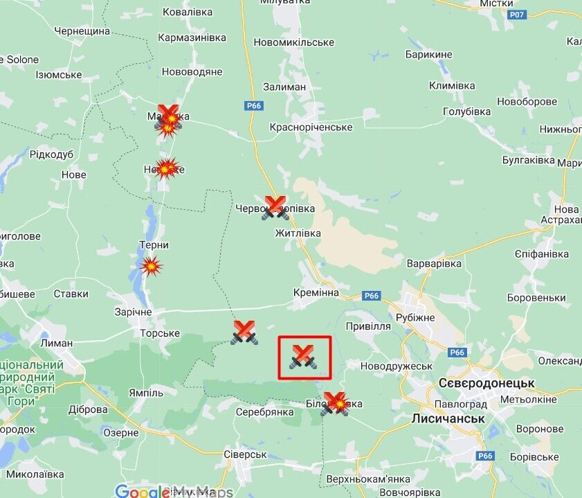 Луганщина: атаки і обстріли армії рф станом на 10 квітня 2023 року