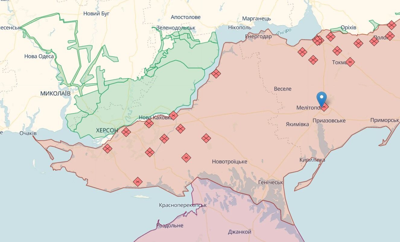 Вездеходы могут направляться на Херсонщину: например, в сторону Новой Каховки или Олешек, расположенных на берегу Днепра