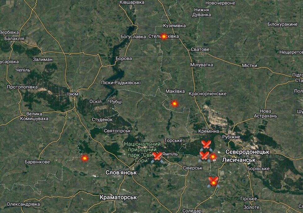 Кремінна на Луганщині: штурми і обстріли армією рф станом на вечір 16 квітня 2023 року